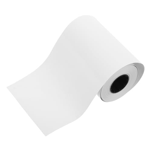 jojofuny 1 Rolle Quittungspapier papierrolle druckerpapier Thermopapier für Kassen Rechenband Papier für Thermodrucker Kreditkartenpapier Belegpapier für Kreditkarten Registerpapier Weiß von jojofuny