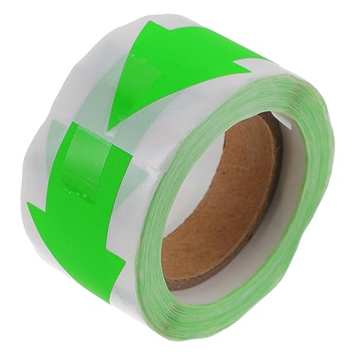 jojofuny 1 Rolle Selbstklebende Pfeilaufkleber mit Fluoreszierenden Etiketten für Kreative Dekoration Verpackungen und für und Partys von jojofuny