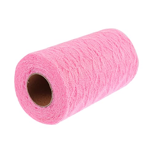 jojofuny 1 Rolle Spitzenspitzen -Tischdecke trimmen Bastelspitze Spitzenband für DIY Spitzenbesatz Hochzeitsapplikation Spitze Spitzenband nähen Spitzengewebeband Nähmaterial Nylongarn Rosa von jojofuny