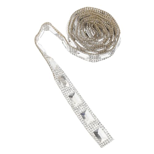 jojofuny 1 Rolle Strassband Diy Handwerk Strass Strassdekor Schleifenmuster-patch Strassstreifen Zum Aufbügeln Verpackungsband Diy-bastelstreifen Bling-wrap Strasssteine jojofuny 1 Rolle Strassband Diy Handwerk Strass Strassdekor Schleifenmuster-patch Strassstreifen Zum Aufbügeln Verpackungsband Diy-bastelstreifen Bling-wrap Strasssteine von jojofuny