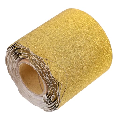 jojofuny 1 Rolle Tafel-Rand-Aufkleber Planke Bulletin Board -Grenzen unterrichten trimmen mit schwarzer Rand Schule abnehmbares Randpapier Grenzen der Anzeigetafel Golden jojofuny 1 Rolle Tafel-Rand-Aufkleber Planke Bulletin Board -Grenzen unterrichten trimmen mit schwarzer Rand Schule abnehmbares Randpapier Grenzen der Anzeigetafel Golden von jojofuny