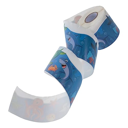 jojofuny 1 Rolle Tiere Wandborder Aufkleber Abnehmbarer Dekorationsrahmen für Klassenzimmer Partys und Spielzimmer für Tafeln und Schreibtische mit Maritimem von jojofuny