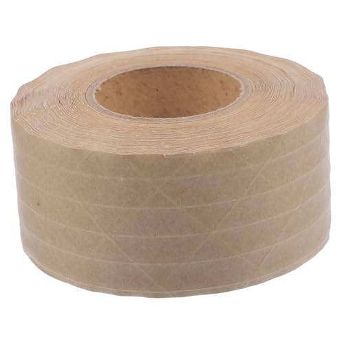 jojofuny 1 Rolle Wasseraktiviertes Kraftpapier Klebeband Stark Haftend und Reißfest für Verpackungen und für Bastelarbeiten jojofuny 1 Rolle Wasseraktiviertes Kraftpapier Klebeband Stark Haftend und Reißfest für Verpackungen und für Bastelarbeiten von jojofuny