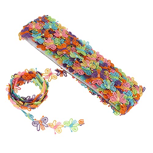 jojofuny 1 Rolle Wasserlösliches Spitzenband Yards Blumenstickerei Ripsband für Diy Handwerksprojekte Hochzeitsdekoration und Kleidung Vielseitig Einsetzbar und Elegant von jojofuny