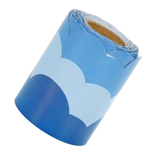 jojofuny 1 Rolle Wolkenrandaufkleber party zubehör Rahmen für Pinnwand Pinnwanddekorationen für das Klassenzimmer Wandtattoos Tafelrandaufkleber Whiteboard -Randverkleidung Randdekor Blue jojofuny 1 Rolle Wolkenrandaufkleber party zubehör Rahmen für Pinnwand Pinnwanddekorationen für das Klassenzimmer Wandtattoos Tafelrandaufkleber Whiteboard -Randverkleidung Randdekor Blue von jojofuny