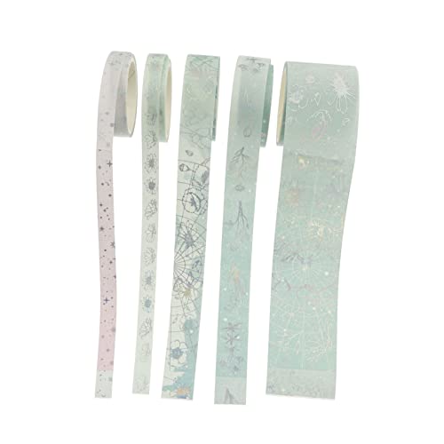 jojofuny 1 Rollen Handbuch Und Klebeband Bedruckte Klebebänder Washi Tape Zum Basteln Mehrzweck-washi-tape Diy -band Dekorative Klebebänder Planer Tape Scrapbook-bänder Flüsterpapier Grün jojofuny 1 Rollen Handbuch Und Klebeband Bedruckte Klebebänder Washi Tape Zum Basteln Mehrzweck-washi-tape Diy -band Dekorative Klebebänder Planer Tape Scrapbook-bänder Flüsterpapier Grün von jojofuny