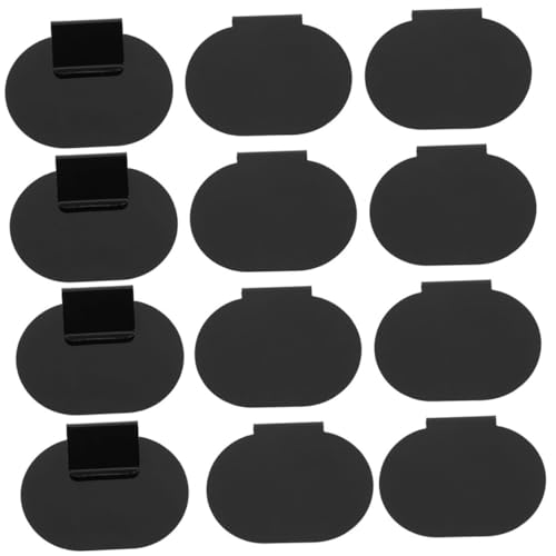 jojofuny 1 Satz Abnehmbare Preisschild Clips Für Lebensmittelbehälter Wiederverwendbare Tafelschild Für Supermärkte Und Einzelhandel Selbstklebende Aufkleber Für Beschriftung 12 Stück von jojofuny