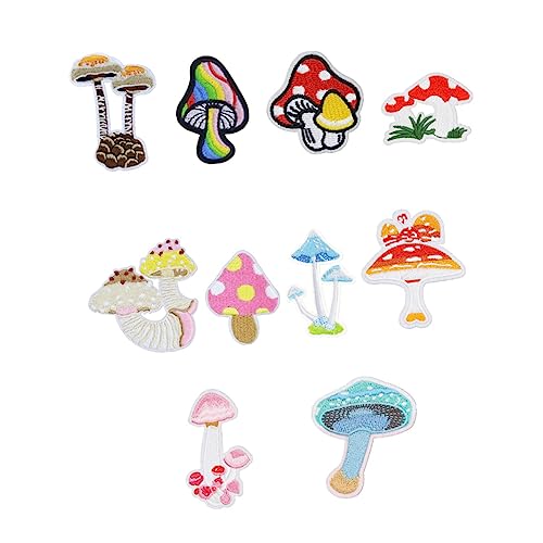 jojofuny 1 Satz Aufbügelbare Flicken Cartoon Stickerei Patches Für Kleidung Rucksäcke Und Jeans Dekorative Bügelflicken Für Diy Projekte Und Kleidung 10 Stück von jojofuny