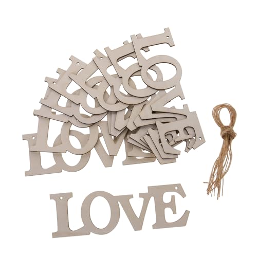 jojofuny 1 Satz Briefhängedekorationen Form Ausgeschnitten Valentinstag Einladung Holzverzierungen Beige Hölzern jojofuny 1 Satz Briefhängedekorationen Form Ausgeschnitten Valentinstag Einladung Holzverzierungen Beige Hölzern von jojofuny