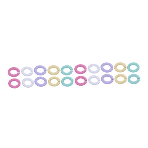 jojofuny 1 Satz Bunte Acrylring Verbindungsclips Abnehmbare Schnallen Für Diy Schlüsselanhänger Für Schmuckherstellung Und Bastelprojekte Zufällige Farbe 20 Stück jojofuny 1 Satz Bunte Acrylring Verbindungsclips Abnehmbare Schnallen Für Diy Schlüsselanhänger Für Schmuckherstellung Und Bastelprojekte Zufällige Farbe 20 Stück von jojofuny
