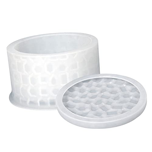 jojofuny 1 Satz DIY Silikonform für Runde Aufbewahrungsboxen Epoxidharz Gießform für Schmuck und Bastelarbeiten Wiederverwendbar und Leicht zu Reinigen für Kreative Projekte jojofuny 1 Satz DIY Silikonform für Runde Aufbewahrungsboxen Epoxidharz Gießform für Schmuck und Bastelarbeiten Wiederverwendbar und Leicht zu Reinigen für Kreative Projekte von jojofuny