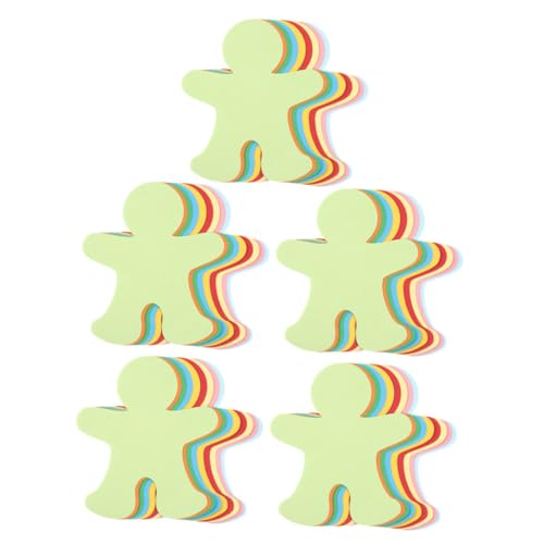 jojofuny 1 Satz Dekoration Aus Papierschnitt Gestanzte Formen Schüttgut Farbe Diy Papierausschnitte Regenbogen Geformt Klassenzimmer-tapetenausschnitte Bunt 45 Stück von jojofuny