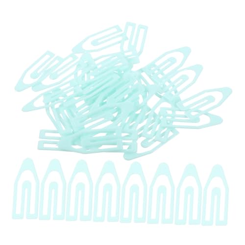jojofuny 1 Satz Dekorative Papierklamme Form Einzigartig Büroklammern Sortiert Papierklammern Mit Zinken Büroklammern Markieren Clips Zum Basteln Plastik Sky-blue 60 Stück von jojofuny