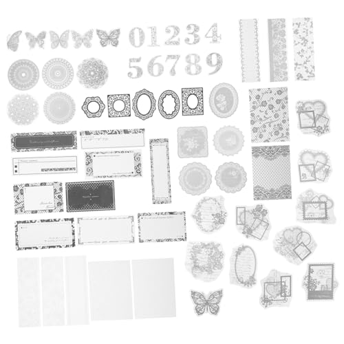 jojofuny 1 Satz Dekorative Spitzenaufkleber Selbstklebendes Spitzenpapier Für Scrapbooking Tagebuch Und Bastelprojekte Romantische Diy Hintergrundgestaltung 100 Stück jojofuny 1 Satz Dekorative Spitzenaufkleber Selbstklebendes Spitzenpapier Für Scrapbooking Tagebuch Und Bastelprojekte Romantische Diy Hintergrundgestaltung 100 Stück von jojofuny