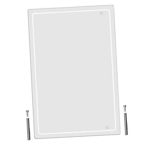 jojofuny 1 Satz Desktop-notizblock Whiteboard Trocken Abwischbar Büro, Heimschule Memo Whiteboard Planke Memo-schreibtafel Löschbare Notiztafeln Mini-whiteboard Tisch-memoboard Acryl von jojofuny