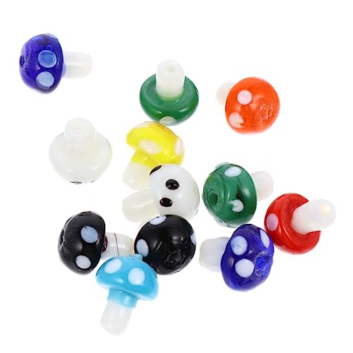 jojofuny 1 Satz Diy Handgemachte Pilzperlen Glasperlen für Schmuckherstellung für Armbänder und Ohrringe Bastelperlen Schmuckzubehör jojofuny 1 Satz Diy Handgemachte Pilzperlen Glasperlen für Schmuckherstellung für Armbänder und Ohrringe Bastelperlen Schmuckzubehör von jojofuny