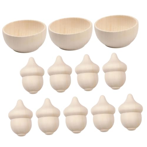 jojofuny 1 Satz Diy Holzspielzeug für Teiliges Bastelset mit Holzschalen und Eicheln und Gestalten für Jungen und Bastelaktivitäten für Zuhause jojofuny 1 Satz Diy Holzspielzeug für Teiliges Bastelset mit Holzschalen und Eicheln und Gestalten für Jungen und Bastelaktivitäten für Zuhause von jojofuny