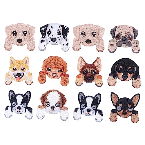 jojofuny 1 Satz Diy Hundepatch Gestickte Tiermotive Für Kleidung Applikationen Für Jacken Und Accessoires Gestaltung Für Hundeliebhaber 12 Stück jojofuny 1 Satz Diy Hundepatch Gestickte Tiermotive Für Kleidung Applikationen Für Jacken Und Accessoires Gestaltung Für Hundeliebhaber 12 Stück von jojofuny