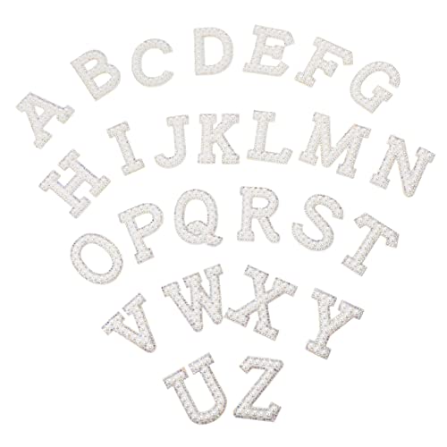 jojofuny 1 Satz Diy Patches Aufbügler für Kleidung und Taschen Handgefertigte Alphabet Applikationen für Diy Dekorationen und Bastelarbeiten jojofuny 1 Satz Diy Patches Aufbügler für Kleidung und Taschen Handgefertigte Alphabet Applikationen für Diy Dekorationen und Bastelarbeiten von jojofuny