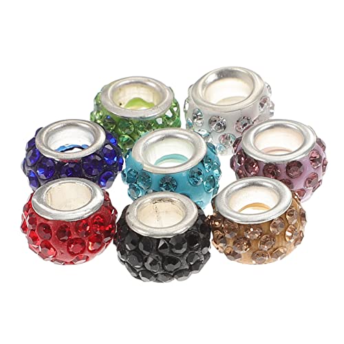 jojofuny 1 Satz Diy Perlen Rhinestone Spacer Beads Für Armbänder Und Bunte Keramikperlen Weiß Helllila Schwarz Kristallgelb Hellgrün Rot Für Schmuckherstellung Und Bastelprojekte 80 Stück jojofuny 1 Satz Diy Perlen Rhinestone Spacer Beads Für Armbänder Und Bunte Keramikperlen Weiß Helllila Schwarz Kristallgelb Hellgrün Rot Für Schmuckherstellung Und Bastelprojekte 80 Stück von jojofuny