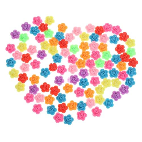 jojofuny 1 Satz Diy Rosenperlen Blütenperlen Für Schmuckherstellung Armbänder Und Handyketten Bastelperlen Für Projekte 200 Stück von jojofuny