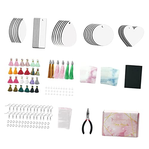 jojofuny 1 Satz Diy Sublimations Ohrhängerset Blanko Ohrhänger zum Thermaltransfer Diy Ohrhaken für Schmuckgestaltungen und Personalisierte jojofuny 1 Satz Diy Sublimations Ohrhängerset Blanko Ohrhänger zum Thermaltransfer Diy Ohrhaken für Schmuckgestaltungen und Personalisierte von jojofuny