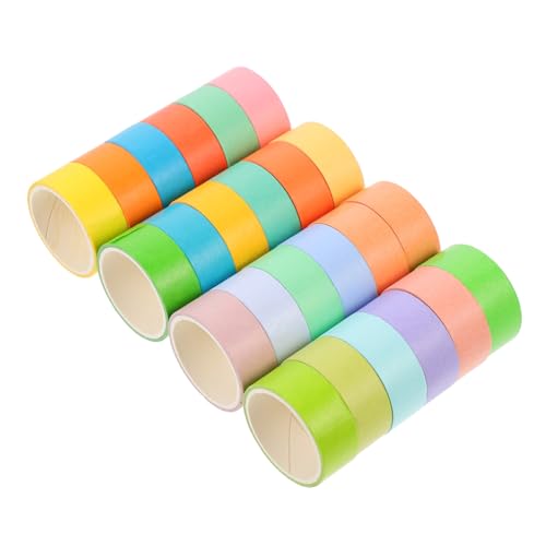 jojofuny 1 Satz Diy Washi Tape Dekoratives Klebeband Blumenmuster Für Scrapbooking Tagebuchgestaltung Und Bastelprojekte 24rolls von jojofuny