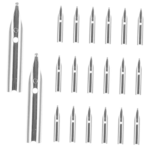jojofuny 1 Satz Ersatzstiftspitzen Stiftspitzen Aus Metall Ersatzfedern Für Füllfederhalter Universal-füllhalterspitzen Füllfederhalterspitzen Kalligraphiefedern Silver 20 Stück jojofuny 1 Satz Ersatzstiftspitzen Stiftspitzen Aus Metall Ersatzfedern Für Füllfederhalter Universal-füllhalterspitzen Füllfederhalterspitzen Kalligraphiefedern Silver 20 Stück von jojofuny
