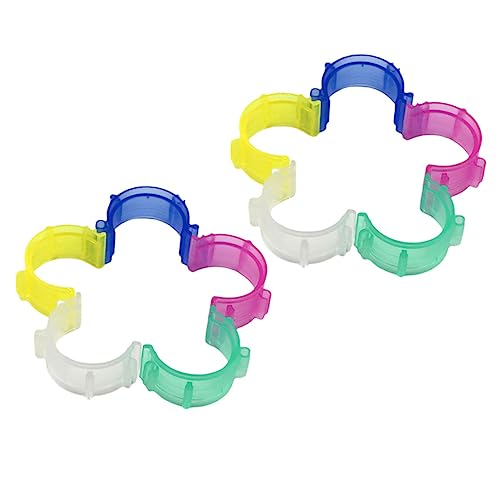 jojofuny 1 Satz Farbige Spulenhalter Clips Für Nähgarn Nähzubehör Zur Vermeidung Von Verheddern Für Stickerei Und Quilten Praktische Nähwerkzeuge Für Nähbedarf 50 Stück von jojofuny