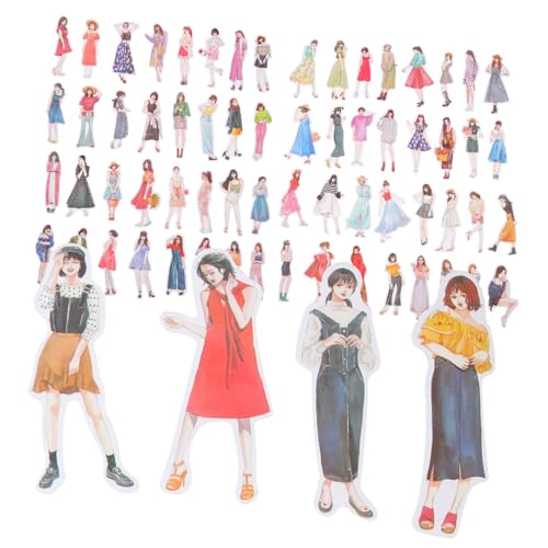 jojofuny 1 Satz Fashion Aufkleber Für Scrapbooking Und Journaling Diy Craft Sticker Mit Verschiedenen Designs Vielseitig Einsetzbar Für Alben Karten Und Dekoration 100 Stück von jojofuny