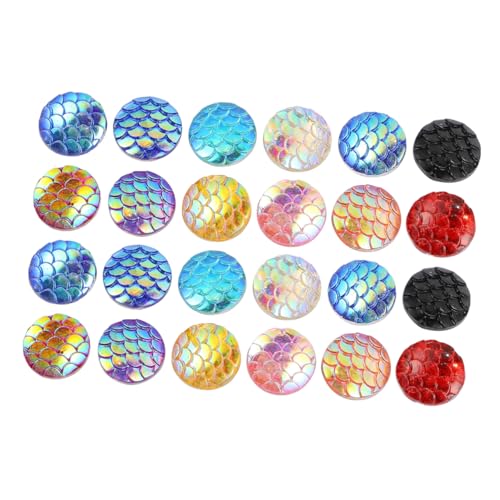 jojofuny 1 Satz Flache Runde Cabochons Mit Fischschuppen Design Gemischte Farben Für Diy Schmuck Handgefertigte Resin Patches Für Armbänder 200 Stück jojofuny 1 Satz Flache Runde Cabochons Mit Fischschuppen Design Gemischte Farben Für Diy Schmuck Handgefertigte Resin Patches Für Armbänder 200 Stück von jojofuny