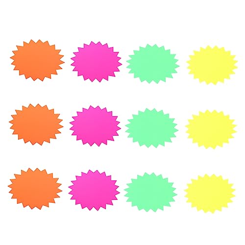 jojofuny 1 Satz Fluoreszierende Explosionspreis Tags Kreative Preisschilder Aus Papier Für Supermärkte Geschäfte Und Einzelhandel Leuchtende Farben Abnehmbar Beschreibbar 40 Stück jojofuny 1 Satz Fluoreszierende Explosionspreis Tags Kreative Preisschilder Aus Papier Für Supermärkte Geschäfte Und Einzelhandel Leuchtende Farben Abnehmbar Beschreibbar 40 Stück von jojofuny