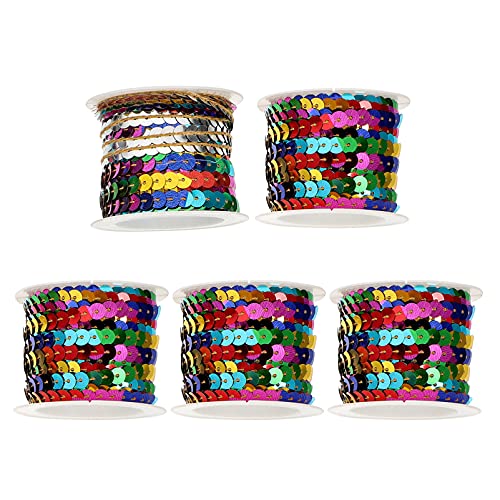 jojofuny 1 Satz Fünf Pailletten Schnur Diy Dekorationszubehör Pro Rolle Für Bastelarbeiten Hochzeitsdekoration Blumenarrangements Und Kostüme 5rollen jojofuny 1 Satz Fünf Pailletten Schnur Diy Dekorationszubehör Pro Rolle Für Bastelarbeiten Hochzeitsdekoration Blumenarrangements Und Kostüme 5rollen von jojofuny