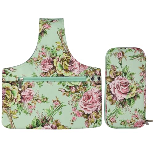 jojofuny 1 Satz Garn Organizer Teiliges Häkeltaschen mit Großem Handtaschen Organizer und Langzeit Häkelnadel Aufbewahrung Tragbar Langlebig und Praktisch für Strick und Häkelprojekte von jojofuny
