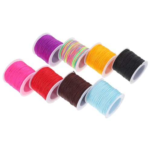 jojofuny 1 Satz Geflochtenes Seil Armbandherstellung Armband Schnur Faden Zum Stricken Diy Häkelgarn Faden Zum Häkeln Strickfaden Faden Zum Basteln Häkelfaden Occhi-faden Nylon 8rollen jojofuny 1 Satz Geflochtenes Seil Armbandherstellung Armband Schnur Faden Zum Stricken Diy Häkelgarn Faden Zum Häkeln Strickfaden Faden Zum Basteln Häkelfaden Occhi-faden Nylon 8rollen von jojofuny