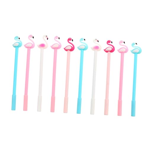 jojofuny 1 Satz Gel Stift Geformt Schreibwaren Mehrfarbig Für Gelstifte Gelpen Gel Schreibstifte Kugleschreiber Notizhefte Schwan-gel-tintenstift Schwanenfeder Plastik 10 Stück von jojofuny