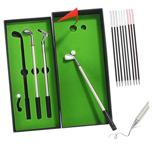 jojofuny 1 Satz Golf-stift-set Kugelschreiber Strumpffüller Für Männer Mini-desktop-golfspiel Desktop-golfballstift Coole Stifte Für Männer Mini Golf Clubs Interessantes Federspiel Metall jojofuny 1 Satz Golf-stift-set Kugelschreiber Strumpffüller Für Männer Mini-desktop-golfspiel Desktop-golfballstift Coole Stifte Für Männer Mini Golf Clubs Interessantes Federspiel Metall von jojofuny