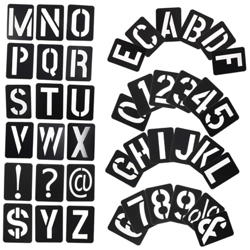 jojofuny 1 Satz Großen Schablonen für Wandgestaltung und Material Wiederverwendbar für DIY Projekte Wänden und Möbeln von jojofuny