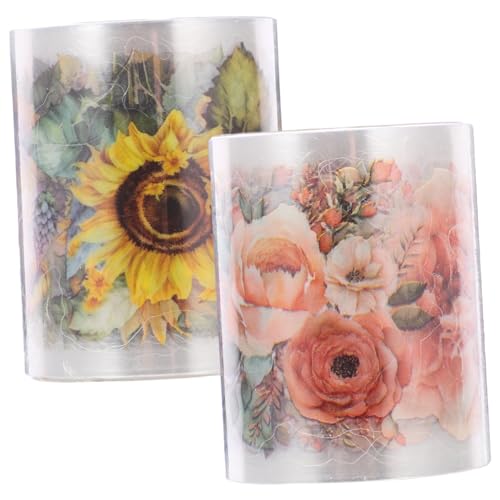 jojofuny 1 Satz Handband Pflanzen Scrapbook-materialband Journaling-zubehör Planer Blumenband Zeitschriftenaufkleber Gemustert Klebeband Junk-journal-zubehör Blumen- Das Haustier 2rollen jojofuny 1 Satz Handband Pflanzen Scrapbook-materialband Journaling-zubehör Planer Blumenband Zeitschriftenaufkleber Gemustert Klebeband Junk-journal-zubehör Blumen- Das Haustier 2rollen von jojofuny