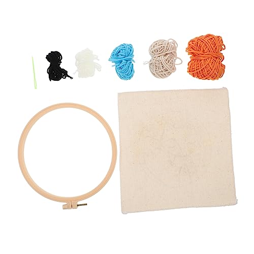jojofuny 1 Satz Handgemachtes Stickset für Anfänger Stickmaterialien für Diy Projekte Rahmen ohne Stanznadel und Stativ Dekorationen und Bastelarbeiten Muster jojofuny 1 Satz Handgemachtes Stickset für Anfänger Stickmaterialien für Diy Projekte Rahmen ohne Stanznadel und Stativ Dekorationen und Bastelarbeiten Muster von jojofuny
