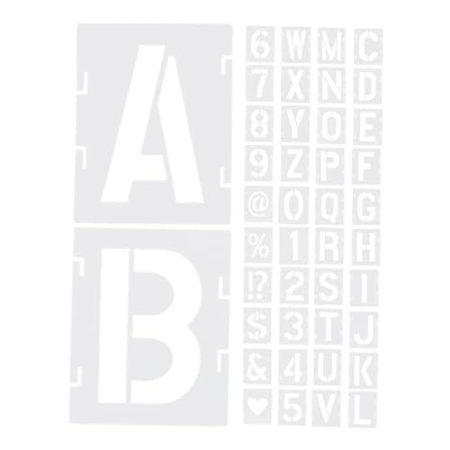 jojofuny 1 Satz Inkjet-vorlage Schablone Schriftzeichen Brief Material Kunsthandwerk Malerei Alphabet-form Holz Brennende Buchstaben Buchstabenform Das Haustier 42 Stück jojofuny 1 Satz Inkjet-vorlage Schablone Schriftzeichen Brief Material Kunsthandwerk Malerei Alphabet-form Holz Brennende Buchstaben Buchstabenform Das Haustier 42 Stück von jojofuny
