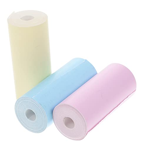 jojofuny 1 Satz Korrekturaufkleber Selbstklebende Etiketten Für Drucker Wiederverwendbare Korrekturpapier Multifunktionale Beschriftungen Für Schule Und Büro 3rollen von jojofuny