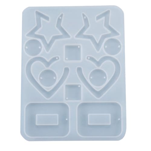 jojofuny 1 Satz Kreative Silikonformen Für Ohrringe Und Anhänger Diy Schmuck Gießform Herz Und Stern Design Für Kunstwerke Und Bastelprojekte 2 Stück jojofuny 1 Satz Kreative Silikonformen Für Ohrringe Und Anhänger Diy Schmuck Gießform Herz Und Stern Design Für Kunstwerke Und Bastelprojekte 2 Stück von jojofuny