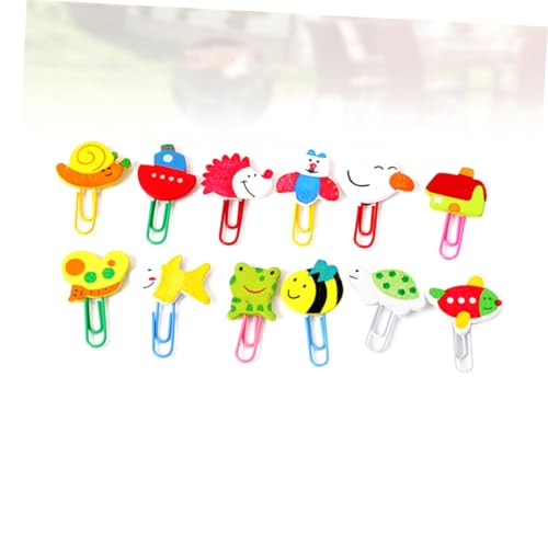 jojofuny 1 Satz Kreative Tier Lesezeichen Clips Niedliche Cartoon Tier Papierclips Für Schüler Und Mädchen Bunte Büroklammern Für Notizen Und Fotos Für Schule Und Büro 48 Stück von jojofuny