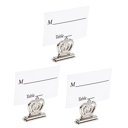 jojofuny 1 Satz Krone Tischkartenhalter Elegante Foto Und Nachrichtenklemmen Für Hochzeiten Partys Und Tischdekoration Stabil Und Langlebig Aus Hochwertigem Legierungsmaterial 3 Stück jojofuny 1 Satz Krone Tischkartenhalter Elegante Foto Und Nachrichtenklemmen Für Hochzeiten Partys Und Tischdekoration Stabil Und Langlebig Aus Hochwertigem Legierungsmaterial 3 Stück von jojofuny