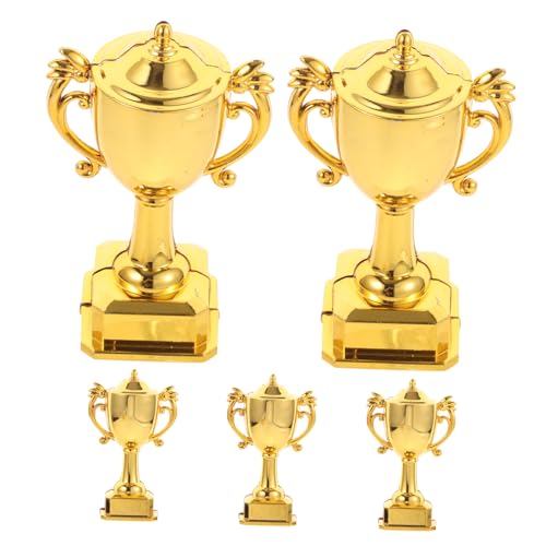 jojofuny 1 Satz Kuchenmodell Dekoration Mini-trophäen Für Auszeichnungen Partydekorationen Funkelnd Grün Trophäen Zur Dekoration Trophäenmodell Aus Plastik Golden 5 Stück jojofuny 1 Satz Kuchenmodell Dekoration Mini-trophäen Für Auszeichnungen Partydekorationen Funkelnd Grün Trophäen Zur Dekoration Trophäenmodell Aus Plastik Golden 5 Stück von jojofuny