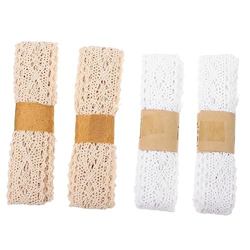 jojofuny 1 Satz Lace Ribbon Und Dekoratives Spitzenband Für Diy Kleidung Bastelarbeiten Und Nähprojekte Baumwollstoff Elegant Und Vielseitig Einsetzbar 4rollen jojofuny 1 Satz Lace Ribbon Und Dekoratives Spitzenband Für Diy Kleidung Bastelarbeiten Und Nähprojekte Baumwollstoff Elegant Und Vielseitig Einsetzbar 4rollen von jojofuny