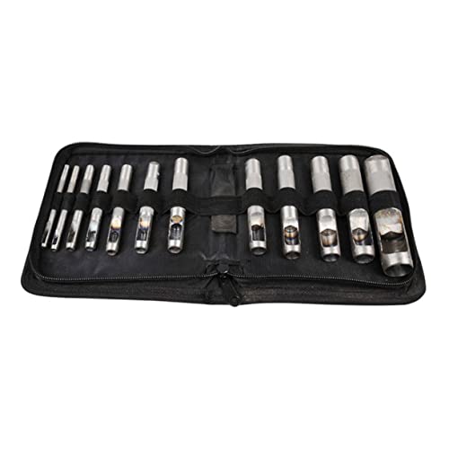 jojofuny 1 Satz Leder Lochstanzer Teilig Lochzange für Gürtel Vielseitiger Lochschneider für Leder für Diy und Handwerk von jojofuny