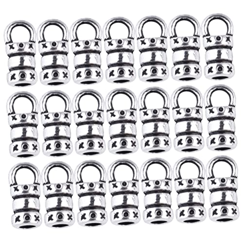 jojofuny 1 Satz Legierung Diy Armband Verbindung Verschluss Lederband Schnalle Schmuckherstellung Für Halskette Armband Antik Silber Innendurchmesser 100 Stück jojofuny 1 Satz Legierung Diy Armband Verbindung Verschluss Lederband Schnalle Schmuckherstellung Für Halskette Armband Antik Silber Innendurchmesser 100 Stück von jojofuny