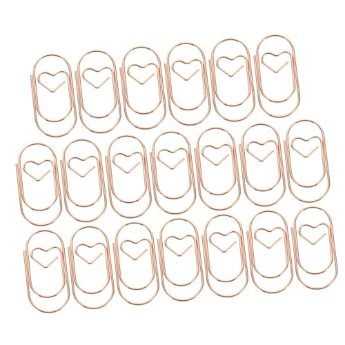 jojofuny 1 Satz Lesezeichen Aus Metall Sortiert Größe Süße Bürovorräte Papier Schreibwaren Büroklammern Klein Spaltet Sich Vielseitig Die Farbig Goldene Büroklammern Clip Rose Gold 20 Stück jojofuny 1 Satz Lesezeichen Aus Metall Sortiert Größe Süße Bürovorräte Papier Schreibwaren Büroklammern Klein Spaltet Sich Vielseitig Die Farbig Goldene Büroklammern Clip Rose Gold 20 Stück von jojofuny